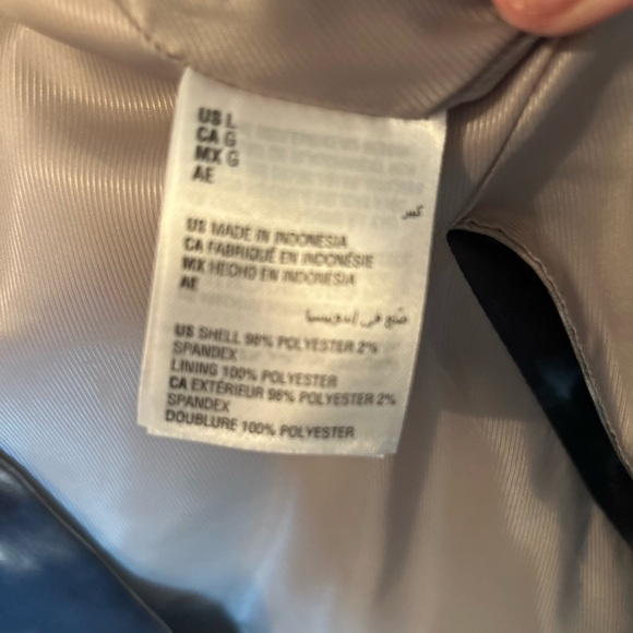 International Concepts slim fit size L tie dye satin feel blazer NWT blue/grey - Picture 3 of 9